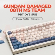 Gundam Damaged 08Th Ms Team Pbt Dye Sub Keycaps Best Quality