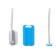 WEILIANG Toilet Bowl Cleaner Brush Disposable Toilet Brush With Holder Toilet Scrubber Cleaning Brus