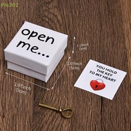 Piq302 1 Set Romantic Anniversary Valentine's Day Surprise Gift Open Me Key Gift Box For Her Him You
