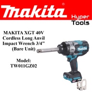 MAKITA XGT 40V Cordless Long Anvil Impact Wrench 3/4" (Bare Unit) - Model: TW011GZ02