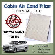 Cabin Air Filter For Toyota Innova Tgn 140 (87139-58010)