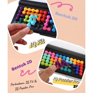 3D 120 Game Challenges 2D/3D Magic Bead Puzzle Intelligence Smart Breakthrough Puzzle Board Game Ear