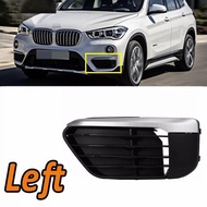 Left Front Bumper Grille Bezel Fog Light Lamp Cover For BMW X1 F48 F49 2015-2018
