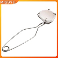 MISSYU 25Cm Stainless Steel Crucible Tong Clamp Crucible Pliers White Gold Bowl Melting Gold Furnace