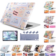 4 In 1 Case for MacBook Air 13" A3240 A3113 A2681 15" Case M4 M3 M2 Chip A3241 A3114 A2941 Pro 14" A