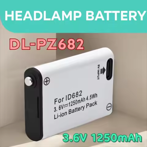 3.6V 1250mAh for Petzl Actik Core DL-PZ682 E99ACA Headlamp Battery