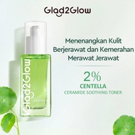 Glad2Glow 2% Centella Ceramide Super Soothing Acne Toner 40ml | 80ml