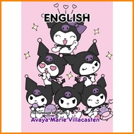 ╰ ➩ ➽ SANRIO PERSONALIZED NOTEBOOKS 50 LEAVES KUROMI  WRITING COMPOSITION SPIRAL