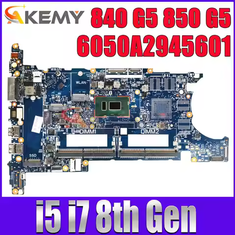 For HP 850 G5 Mainboard 6050A2945601 i5-8350U i7-8550U L15516-601 L15522-601 L15517-601 Laptop Mothe
