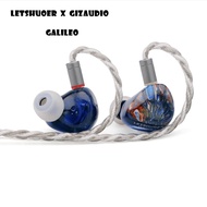 LETSHUOER x GIZAUDIO Galileo In-Ear Monitor Earphones IEMs 10mm Dynamic Driver+Sonion 2389 BA Unit D