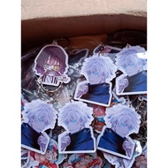 Gojo Satoru character mica keychain