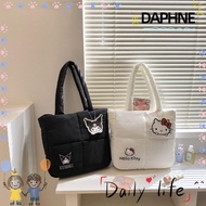 DAPHNE Shoulder Bag, Kuromi Cartoon Makeup Bag,  High Capacity Down Cloth Storage Bags School
