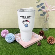 Sanrio三麗鷗｜不鏽鋼 巨無霸鋼杯 冰霸杯 酷冰杯900ml-凱蒂貓