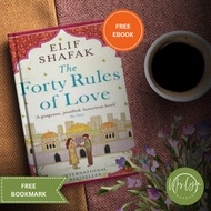 The Forty Rules of Love by Elif Shafak (paperback) w/ Free Ebook and Bookmark