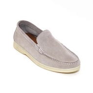 High quality classic simple men casual shoes suede slip-on loafers boat shoes men leather moccasin shoes