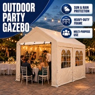 Outdoor Gazebo Tent Khemah Kereta Parking Shed Canopy Heavy Duty Gazebo Car Canopy Pasar Malam Pergo