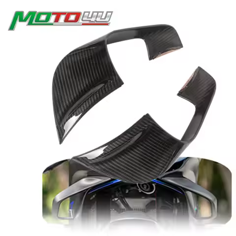 MOTO4U For YAMAHA YZF-R7 R7 2022 2023 2024 Motorcycle 100% 3K Carbon Fiber Aerodynamic Wing Wind Spo