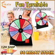 【SG】Fun Wheel Prize Spin Game Party Turn Plate Tabletop Carnival Raffle The Draw Lottery Machine