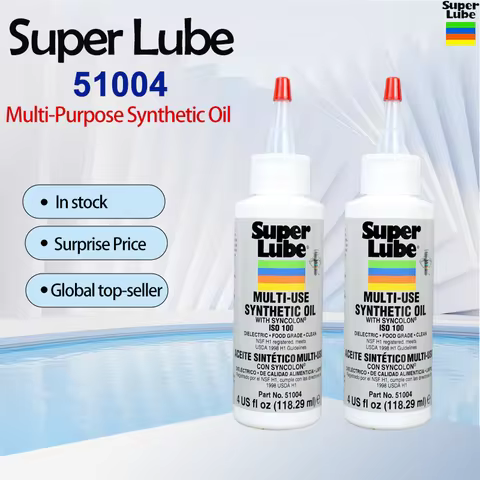 Original Super Lube 51004 Synthetic Oil with Syncolon Multi-Purpose PTFE Lubricant High Viscosity fo