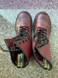 8成新 EU39 棗紅色 Dr.Martens 馬丁靴