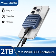 Vỏ SSD Acasis Magsafe M.2 2230 NVMe | USB-C 10Gbps cho iPhone 15/16 ProRes 4K60Hz | Vỏ nhôm 2TB làm