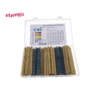 [stennpj1]1280Pcs/Box 64Values Resistor Kit 1% Metal Film Resistor Assortment Kit Set 1Ohm-10Mohm Re