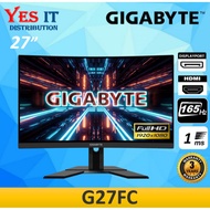 Gigabyte G27FC / G27FC A/ M27Q-EK 27' FHD Gaming Monitor (HDMI , DP , 165Hz, 1ms, 1500R)