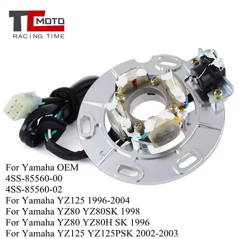 Motorcycle Magneto Generator Stator Coil for Yamaha YZ125 YZ 125 1996-2004 YZ80 YZ80H YZ80SK YZ125PS