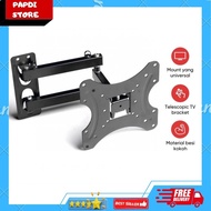 GANTUNGAN TV Monitor Bracket Wall Mount Sturdy Telescopic Bracket 17-42 Inch X200 Universal