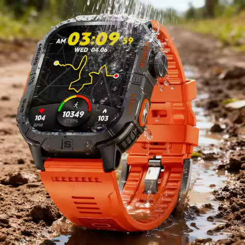 2026 outdoor new sportsintelligent militarygrademen's watchIP68waterproofGPShigh-definitionBluetooth