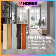 Vinyl Flooring [BOX] 54sqft/36pcs 1.8mm TEBAL THICK DIY Vinyl Self Adhesive Flooring