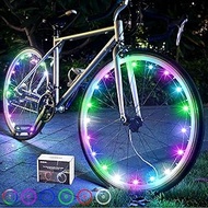 DAWAY A01 LED Bike Wheel Lights - Ultra-Bright, Waterproof Bicycle Spoke Lights with Batteries - Fun