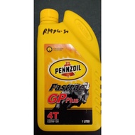 PENZOIL FASTRAC GP PLUS SAE 20W50 MOTORCYCLE OIL 4T