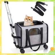 Taiwan Shipping Large Capacity Pet Trolley Bag Backpack Outing Cage Dog Cat Breathable