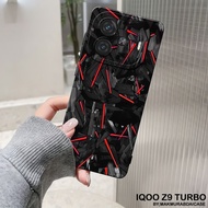 VIVO IQOO Z9 TURBO 5G Case - IQOO Z7 5G - IQOO Z7x 5G 2024 - Casing hp - Silicone Carbon Motifhp