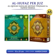 Al Quran Hafalan Mudah Al-Hufaz Per Juz UKURAN A5 - Alquran Terjemahan &amp; Tajwid Warna 30 Juz