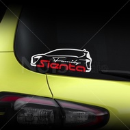 Xiii _ Toyota SIENTA Family Model Sticker
