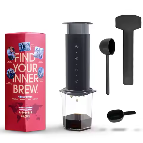 Espresso Coffee Maker Machine Portable French Press Coffee Pot Air Press Drip Coffee Machine With Fi