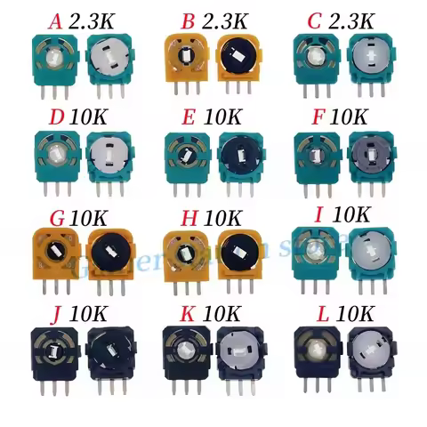 100 pcs original 3D Analog Axis Resistors Potentiometer for PS3 PS4 PS5 Controller 3D Joystick for X