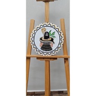 Shivalingam Mandala Wall Hanging Art 30cm