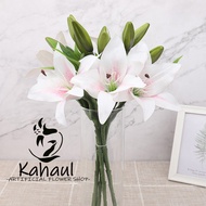 New Silk Flower Artificial Lilies Artificial Flowers Simulation Lily Silk Flower Wedding Flower