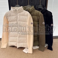 Moncler 針織拼接袖徽標連帽輕薄羽絨服外套  秋冬季 羽絨外套 Puffer Down Jacket 羽絨褸 防水 防風 外套 外褸 風褸 Parka 滑雪褸 Snow Board Ski Ja