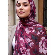 Bokitta- Eternal Rose -Printed Plus Crinkled Chiffon