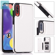 Dành Cho Ốp Lưng Samsung Galaxy A70 & A70s Có Ngăn Đựng Thẻ PU Da Chân Đế Đôi Từ Tính Vỏ Chống Sốc