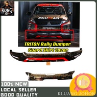 TRITON RALLY BUMPER GUARD SKIRT COVER PENUTUP SKIRT BAWAH TRITON BODY KIT BUMPER FRONT GUARD BUMPER 