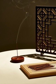 賞花賞月-手工線香  檀香  秘魯聖木