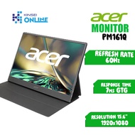 Acer PM161QT Touch Portable Monitor (Touchscreen/15.6"/ 60Hz/ 1920x1080/ IPS/ HDR10/ 6MS/ NTSC45%)