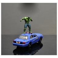 1:64 Resin Anime Invincible Hulk Green Giant Character Scene Decoration Ornament Die Casting Diorama Product Model Minia