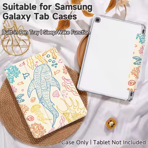 For Samsung Galaxy Tab A9+ 11inch case，S6 lite 10.4 A7 lite 8.7 A8 10.5 S7S8S9 11 S7+S8+S9+ 12.4，Wit