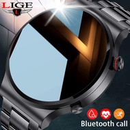 LIGE Original Smart watch Men Full Touch Screen Sports Waterproof Fitness Bluetooth SmartWatch For Android IOS